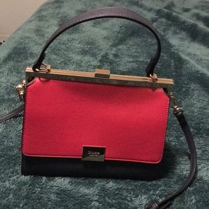 Dune London Pink and Blue Crossbody
